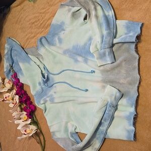 NWOT SO Lounge Crop Fleece Hoodie